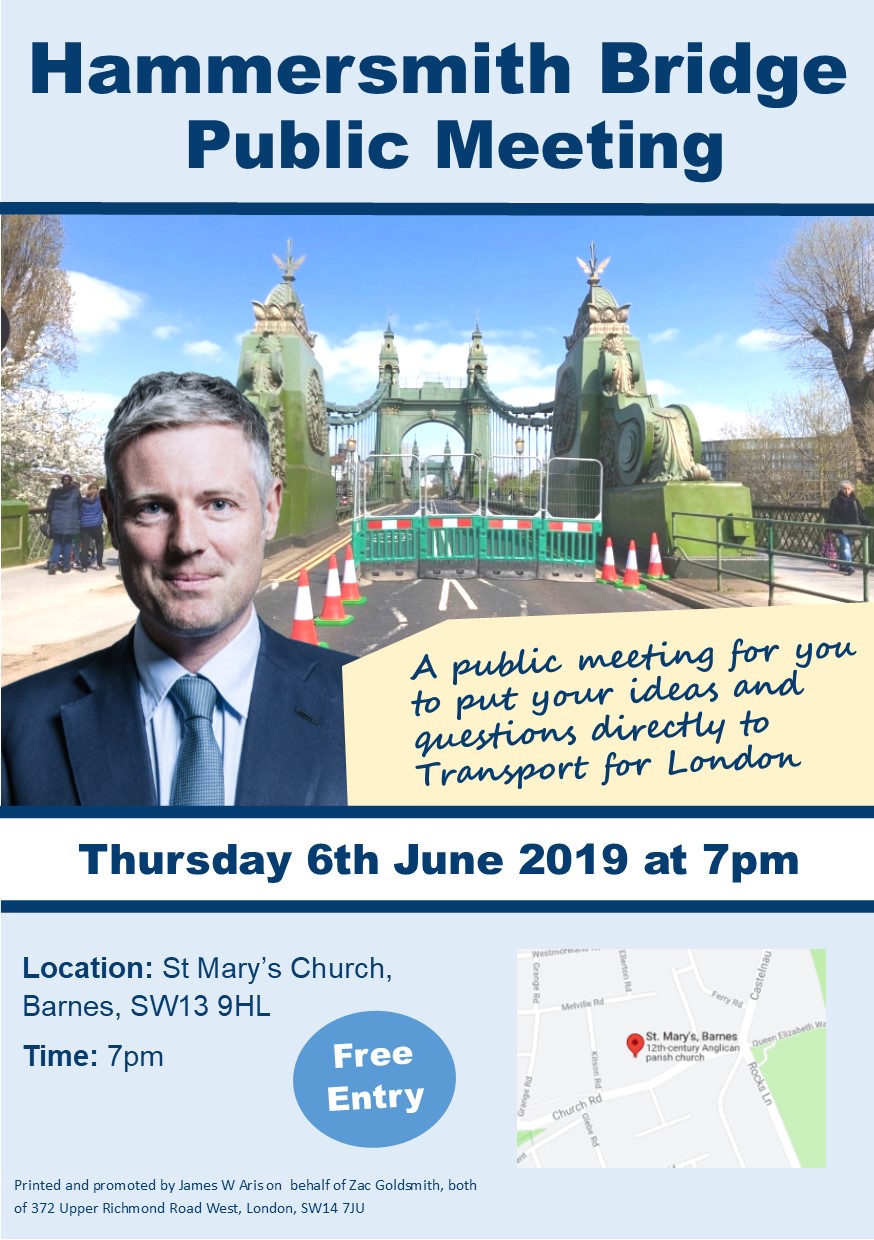 Hammersmith Bridge Public Meeting 