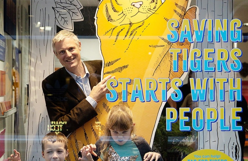 Zac visits ZSL pop-up shop