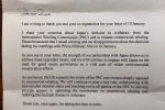 Zac Goldsmith MP Prime Minister PM responds to Whaling 